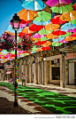 Floating Umbrellas in Beira Litoral, Portugal…