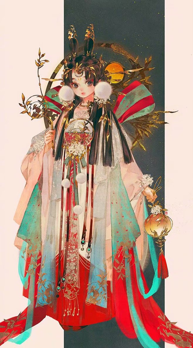 古风人物插画