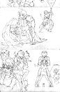 【绘画教材】可爱少女人体动态和特写精稿