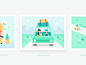 Car Sharing Illustrations