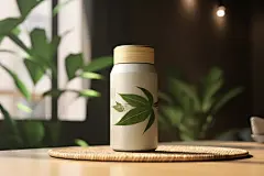 茶饼包装茶叶罐装包装样机模型