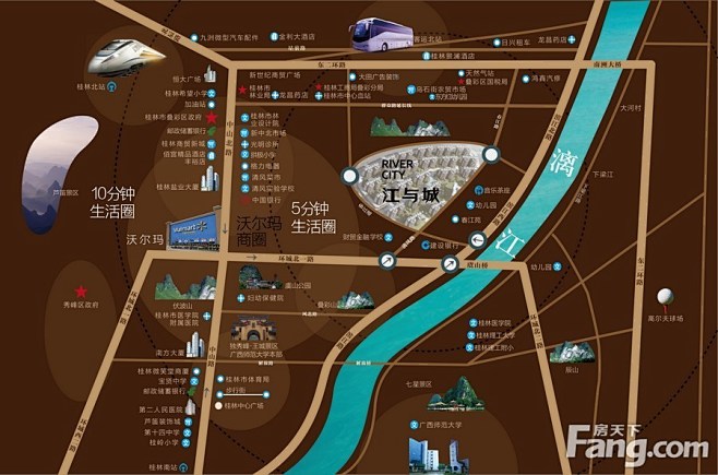 江与城区位图 
