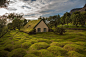 General 2048x1365 nature landscape house grass field Iceland clouds trees mountains stones