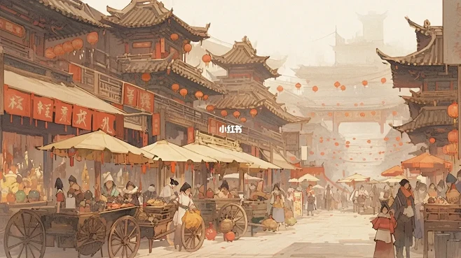 用Midjourney第一次作图 唐朝繁...