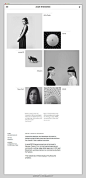 #设计秀# 一组黑白灰高格调网页设计。 ​​​​#设计参考# ​​​​