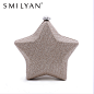 smilyan2014新品名媛风星星趣味手拿包 闪亮水钻迷你小包包零钱包-tmall.com天猫