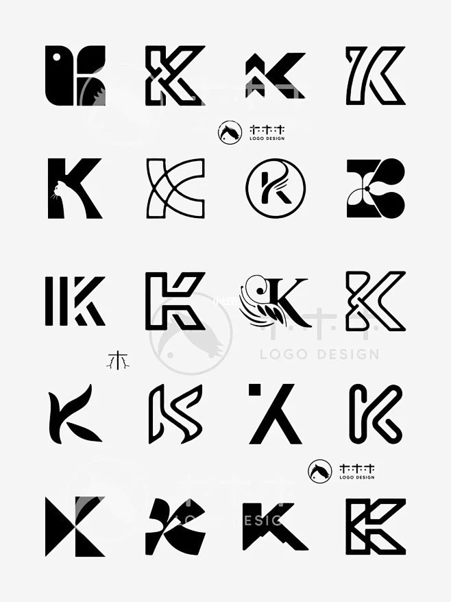 logo设计｜200个字母K的创意变形✨