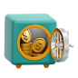 Money In Vault 3D Icon