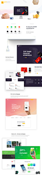 AppExpo -  Multipurpose App LandingPage : AppExpo is a creative & unique Multipurpose App LandingPage PSD Template. You can use it as An Application Exhibition, Expo, landing page.In this design, I have used some elements from PSD Freebie by Invision 