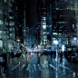 阳光水彩Jeremy Mann
1979年出生的美国画家，其最为出名的作品是现代城市夜景。其生动夜景是因受到旧金山城市夜晚的影响，原了大气中的色彩。 ​​​​