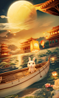 中秋背景1蹭流量