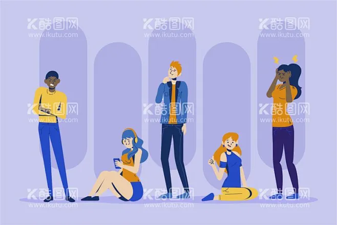 人物情绪 - 源文件下载【酷图网】不同情绪,人物情绪,各种情绪,心理学,主观认知经验,态度体验,行为反应,心理活动,情绪状态,情绪特点,情绪 ...