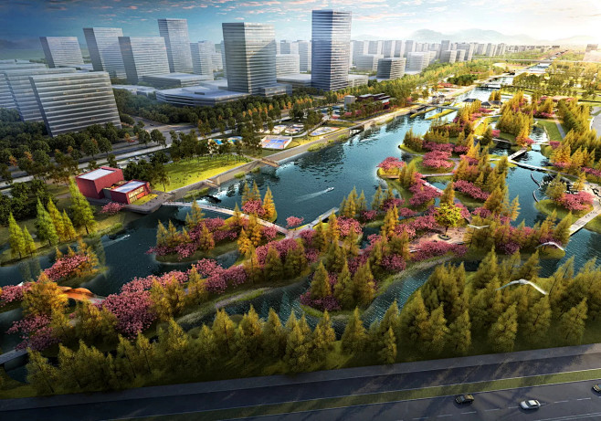 无锡市伯渎河生态环境治理项目景观方案设计...