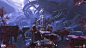 Doom Eternal - The Holt, James Rosenkranz : This is from the first DLC for Doom Eternal - A level called "The Holt."    I was responsible for a good chunk of the environment art of the city portion and prototyping the visual style of the area.  