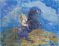 绮丽的梦境。19世纪象征主义画家奥蒂诺·雷东，少年时代性格孤癖，喜欢独自其想。他的作品影响了后来的超现实主义和达达主义。 ​ ​​​​