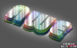 Photoshop制作立体效果的漂亮的彩色水晶字体_3D立体字_photoshop教程
