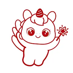 马宝宝表情包卡通插画线稿72-04