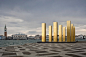 waaaat? | Heinz Mack installs towering golden columns on a Venetian island | 灵感