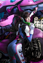 守望先锋 D.Va cosplay | 半次元-第一中文COS绘画小说社区