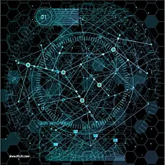 高科技可视化科幻3D科技海报