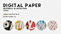 DIGITAL PAPER : Digital Paper - editorial project
来自be，原贴地址https://www.behance.net/gallery/53320545/DIGITAL-PAPER
AI配合C4D，制作剪纸风格，纸张的肌理非常棒，颜色柔和舒服，展示风格独特