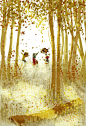 美国插画家Pascal Campion，现居住在旧金山，充满温度的插画，描绘了生活中很多我们没有留意的瞬间