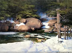 [转载]美国艺术家Mark.Boedges油画风景