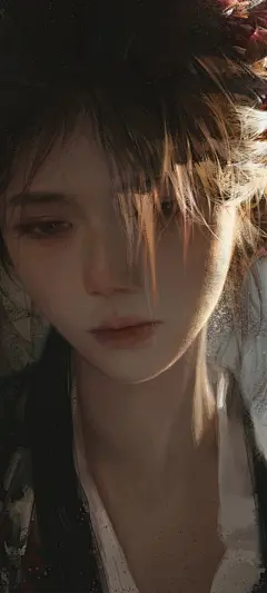 厚涂 女生 古风 唯美 高清手机壁纸_彼岸手机壁纸
