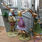 花园摆件卡通动物兔子户外园林景观雕塑别墅庭院幼儿园小区装饰品-淘宝网