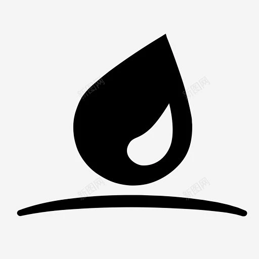 水滴湿度潮湿图标 页面网页 平面电商 创意素材-花瓣网