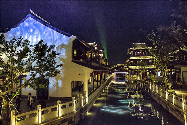 嘉善新西塘水街水幕灯光设计_LIGHT ...