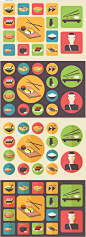 Sushi Flat Icons on Behance