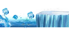 冰山雪山雪景冰川PNG素材PNG