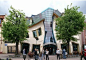 The Crooked House in Sopot, Poland