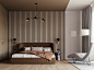 舒适温暖的棕·年轻男士公寓 | Zrobym Architects-建e室内设计网-设计案例