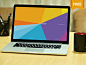 Free Photorealistic Device Mockup of Macbook Pro 