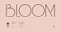 Bloom : We designed the identity, logotype, custom type, menus and illustrations. We drew a custom golden pin for morning and afternoon menus. Bloom is a elegantly appointedchocolate salon in San Francisco.Inside 16th Street Dandelion Factory that serves 