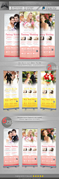 Corporate Roll-up Banner - Wedding - Signage Print Templates
