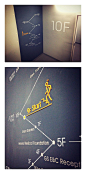 GRANSEOUL Building / Stairs Signage & Pictogram