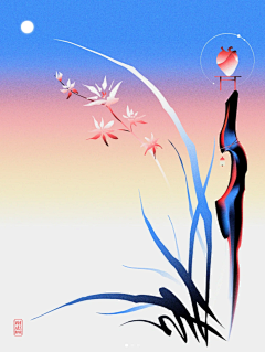 九零1990采集到色彩插画