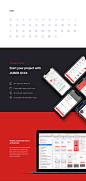 JUBER - Car Booking mobile UI Kit : UBER - Car Booking app is a full featured mobile UI Kit for getting started for taxi app based on Uber, Grab & Go-Jek apps. The package containing tons of useful elements and components to create mobile apps. It als