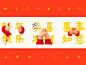 c4d hand happy chinese new year mahjong