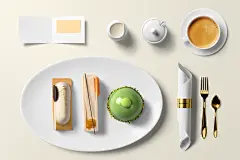 西点美食背景图全景展示