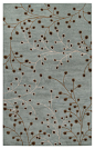 Athena Animal Area Rugs in Moss Green contemporary-area-rugs