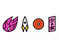 
女团成长综艺《创造101》培养出来的女团“火箭少女”的新LOGO，该标志LOGO的整体格局是“火苗”图形+文字“101”，采用最近比较流行的粗线描边，“火苗”图形暗藏“火箭”二字，“101”的第一个“1”变形为火箭元素，取色是偏向活泼的粉红色和橙色。