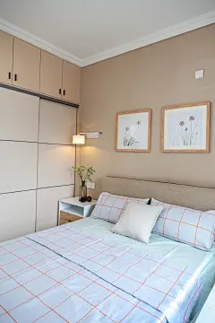 #五月#第一天搬新家，89㎡简约现代风格家居装修设计，在客厅装个投影，#五一小长假#可以窝在家看电影，也是一个不错的选择哦，还不用出去与大家挤! 2广安 · 邻水县 ​​​​