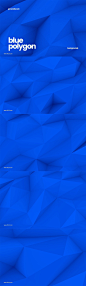 背景纹理 不同抽象现实蓝色多边形几何元素JPG图像Backgrounds_