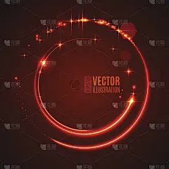 能量抽象辉光圈