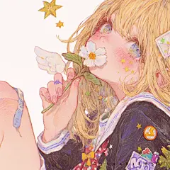 女生头像｜持花人10 - 小红书