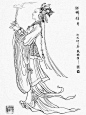 难得一见，传统的白描技法——十八描